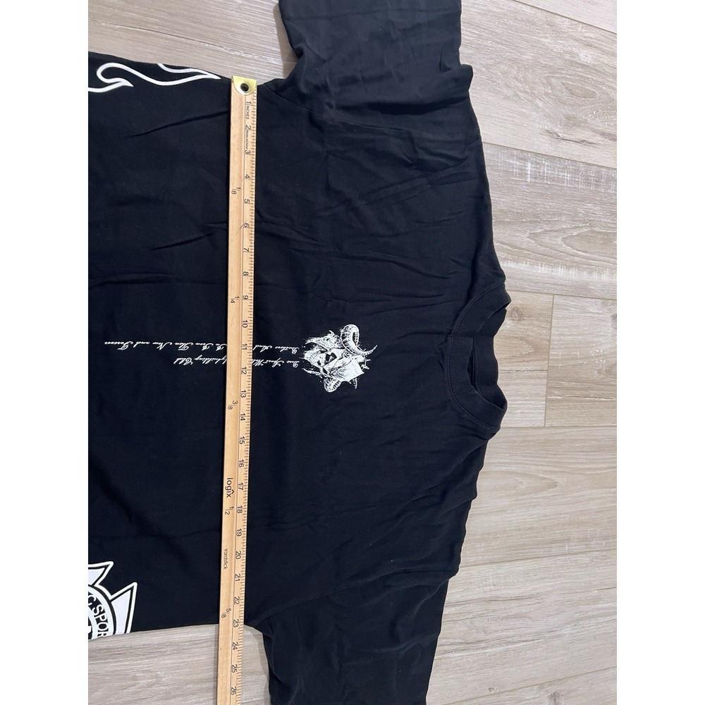 Darc Sport Echoes Of Valhalla Shirt Mens M Black Oversized Viking Graphic - Picture 4 of 6